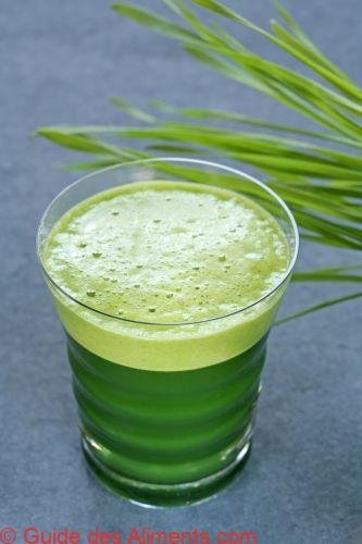 Jus d'herbe de blé