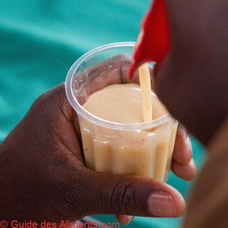 Yaourt au lait traditionnel à base de baobab