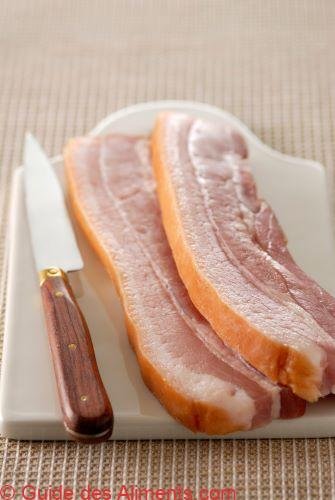 lard fumé ou bacon