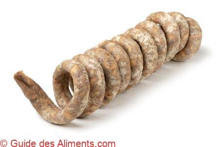 Saucisse sèche tortillon