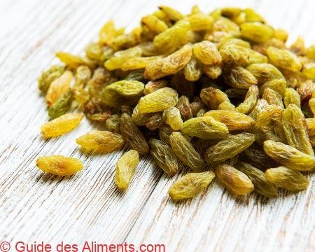 raisin sec vert ou kishmish sabz