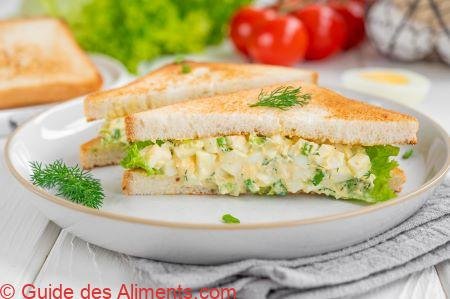 Egg salad sandwich