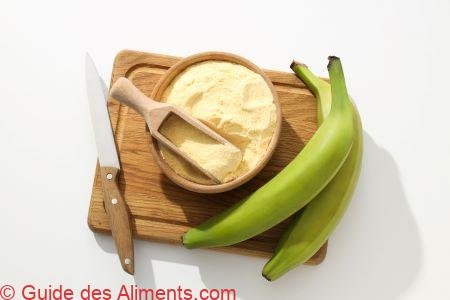 farine de banane verte
