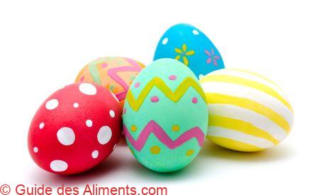 oeufs de P&acirc;ques