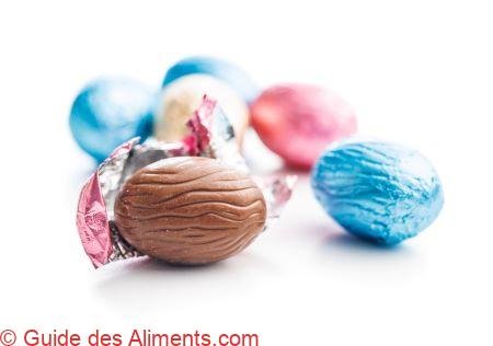 Oeuf de Pâques en chocolat