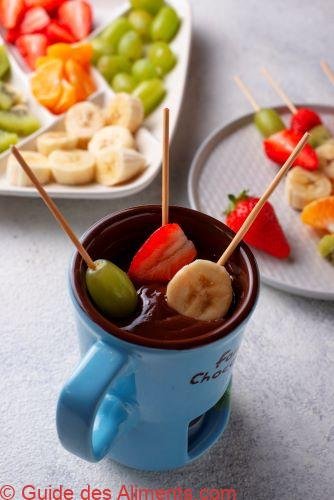 fondue au chocolat