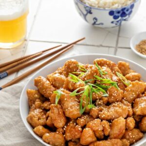 Poulet au s&eacute;same chinois