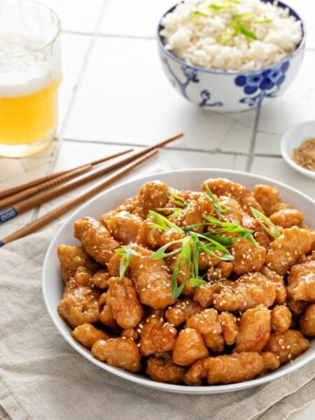 Poulet au sésame chinois