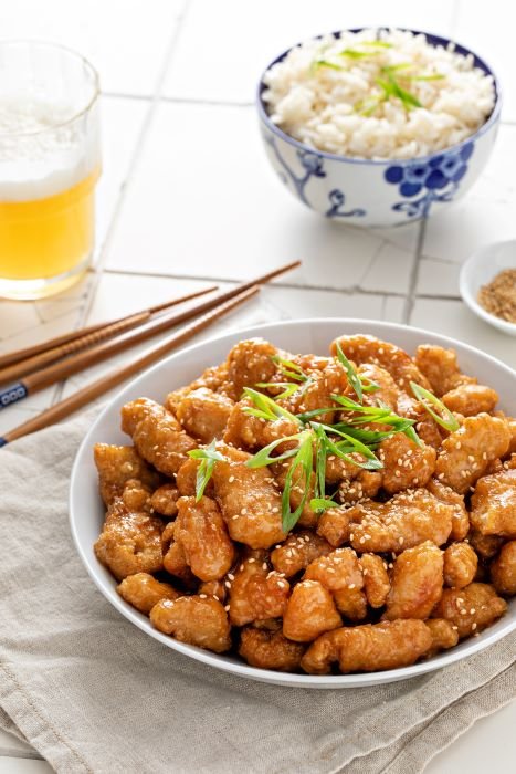 Poulet au sésame chinois