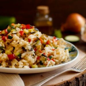 Risotto aux l&eacute;gumes