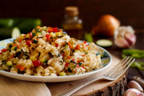Risotto aux l&eacute;gumes