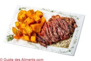 bifteck de flanc au manioc