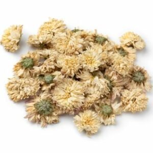 chrysanthème blanc séché chinois
