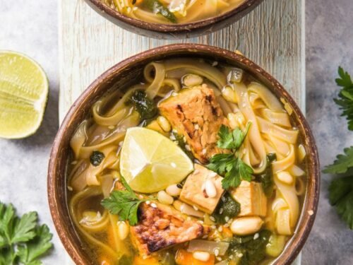 Ramen au tempeh