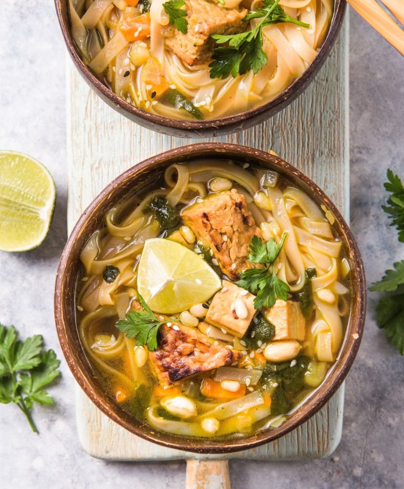 Ramen au tempeh