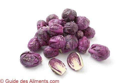 Chou de Bruxelles violet