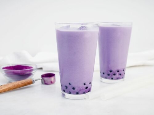 Bubble Tea à la poudre de patate douce violette