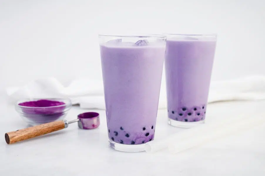 Bubble Tea à la poudre de patate douce violette