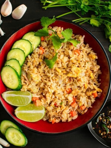 Riz frit au crabe à la thaïlandaise