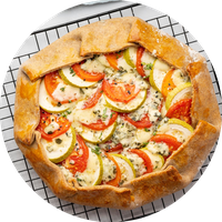 Gâteaux, tourtes et pizzas