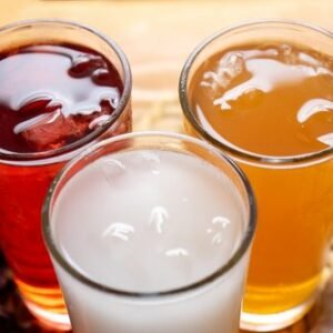 aguas frescas. Hibiscus, tamarind and horchata