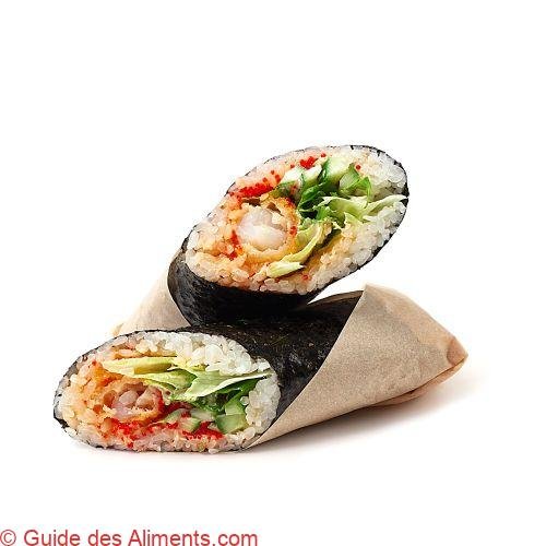 Sushi burrito, sushirrito