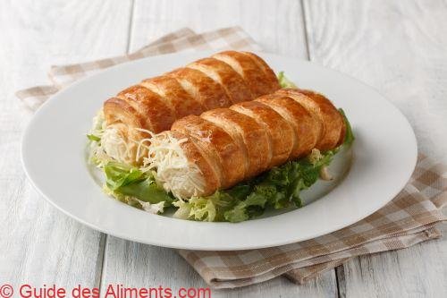 roulés au fromage français au gruyère et à la béchamel