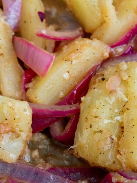 Manioc au mojo à la cubaine