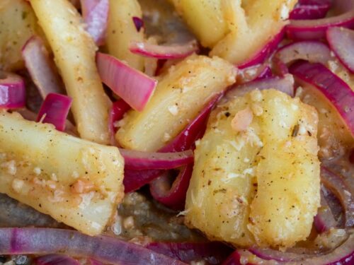 Manioc au mojo &agrave; la cubaine