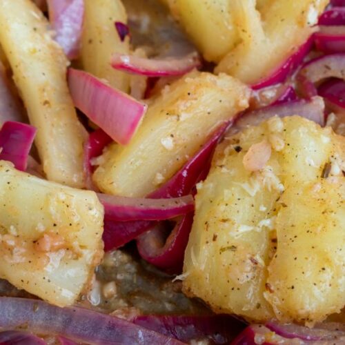 Manioc au mojo &agrave; la cubaine