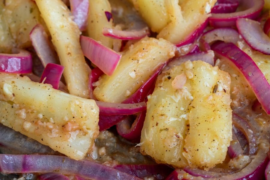 Manioc au mojo à la cubaine