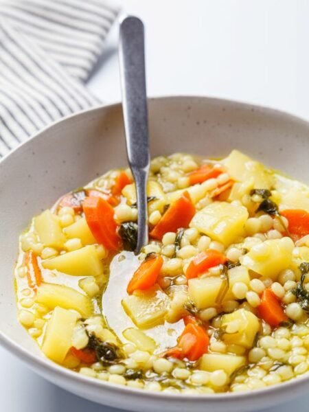 soupe de ptitim aux légumes