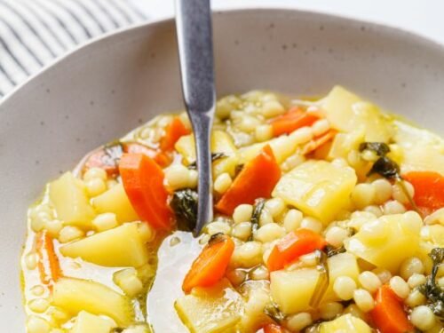 soupe de ptitim aux légumes
