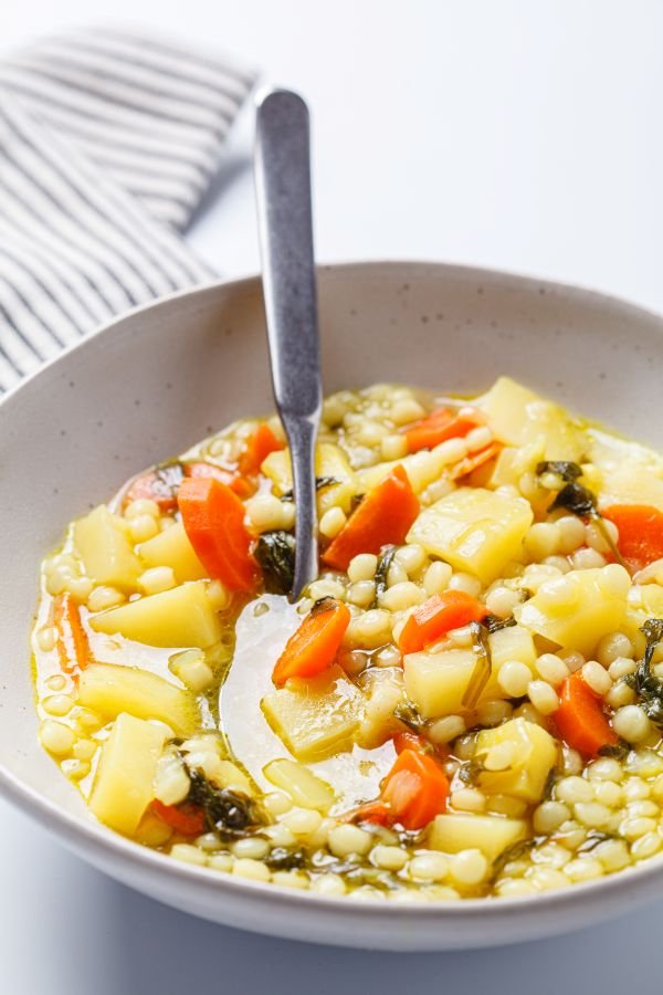 soupe de ptitim aux légumes