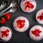 Mousse aux fraises façon cheesecake