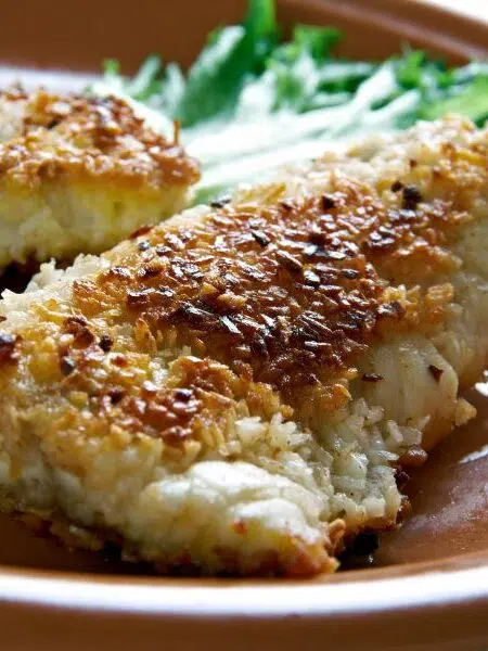 Poisson en croûte de noix de coco