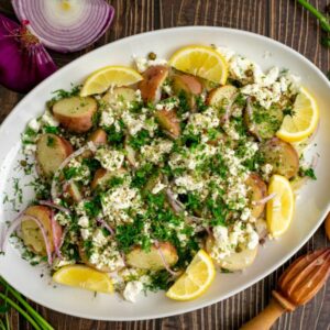 Salade de pommes de terre grecque