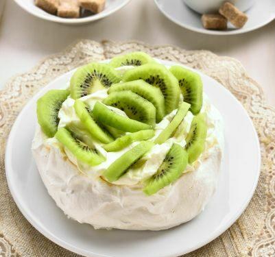 pavlova aux kiwis