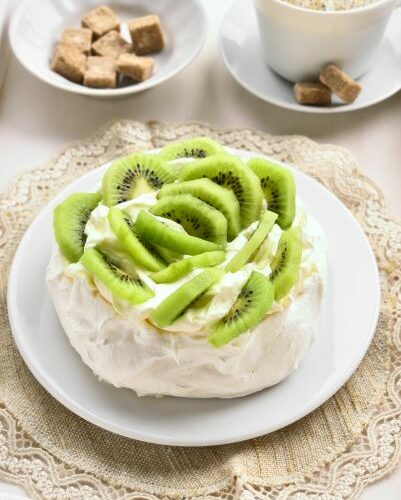 pavlova aux kiwis