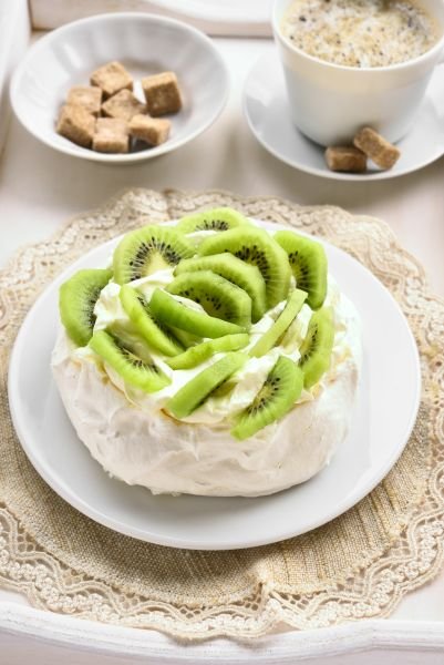 pavlova aux kiwis