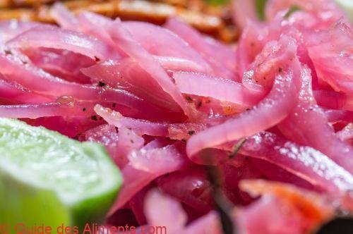 Cebollas encurtidas yucatecas