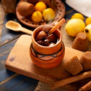 Ponche de Frutas Navideño