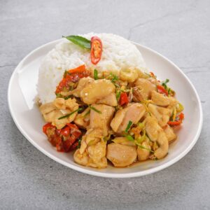 Poulet saut&eacute; &agrave; la citronnelle