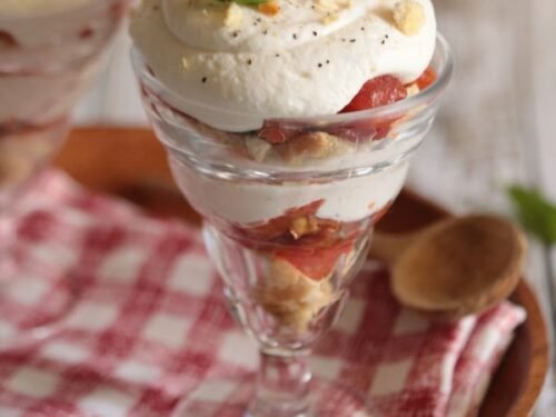 Tiramisu salé de tomates