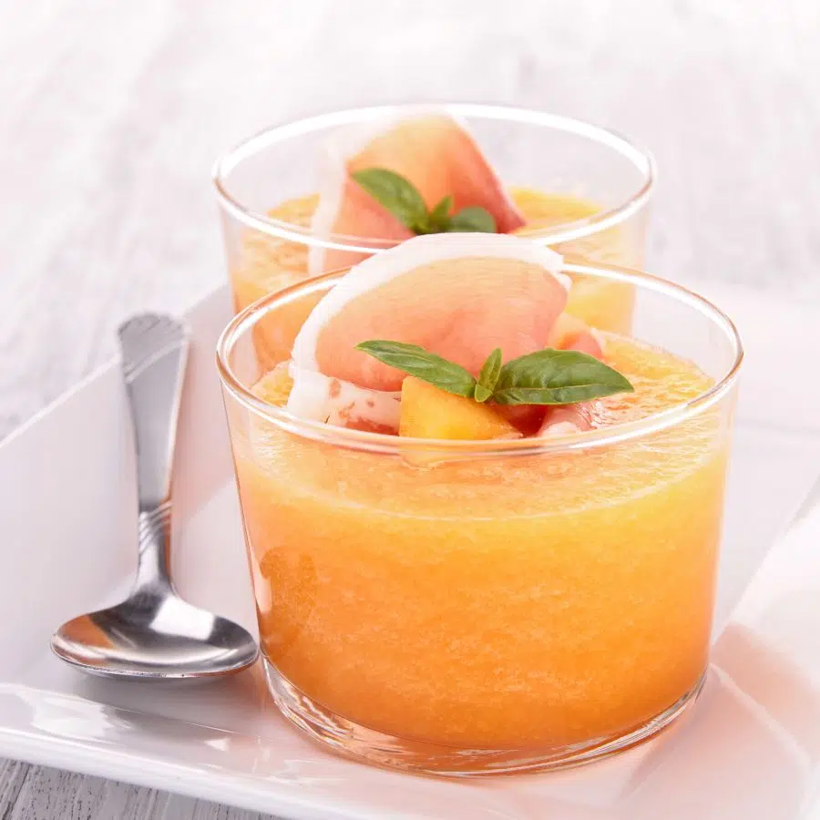 Gaspacho de melon au prosciutto